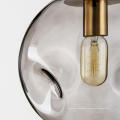 Amber Glass Shade Pendant Lamp Home Decoration